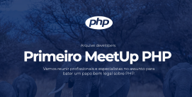 Imagem com título Primeiro Meetup PHP